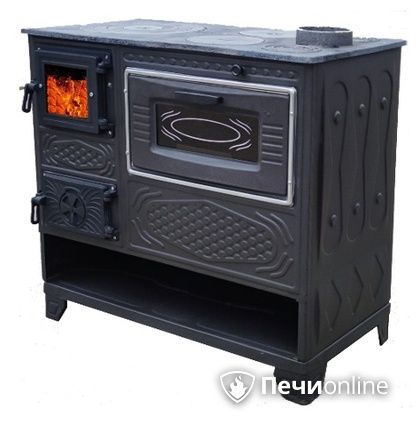 Отопительно-варочная печь МастерПечь ПВ-05С с духовым шкафом, 8.5 кВт в Астрахани